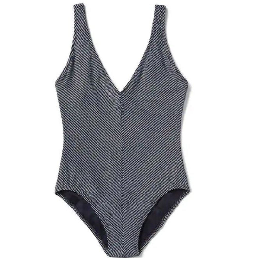 NWOT | GAP | Navy Stripe V-neck one-piece suit | S
